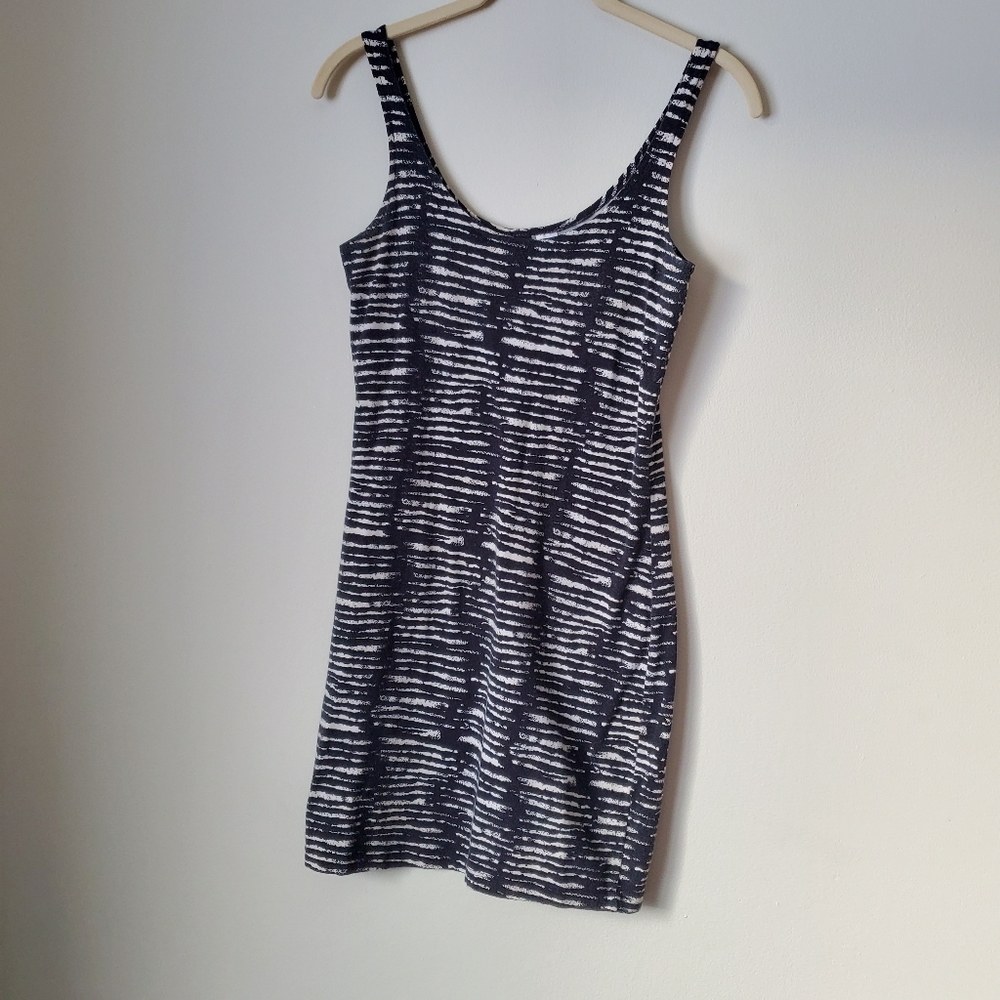 Zebra print mini dress